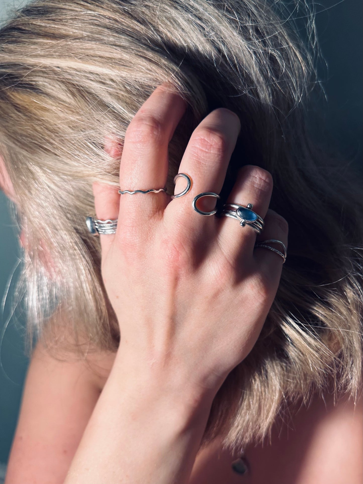 Sterling Silver Riptide Ring
