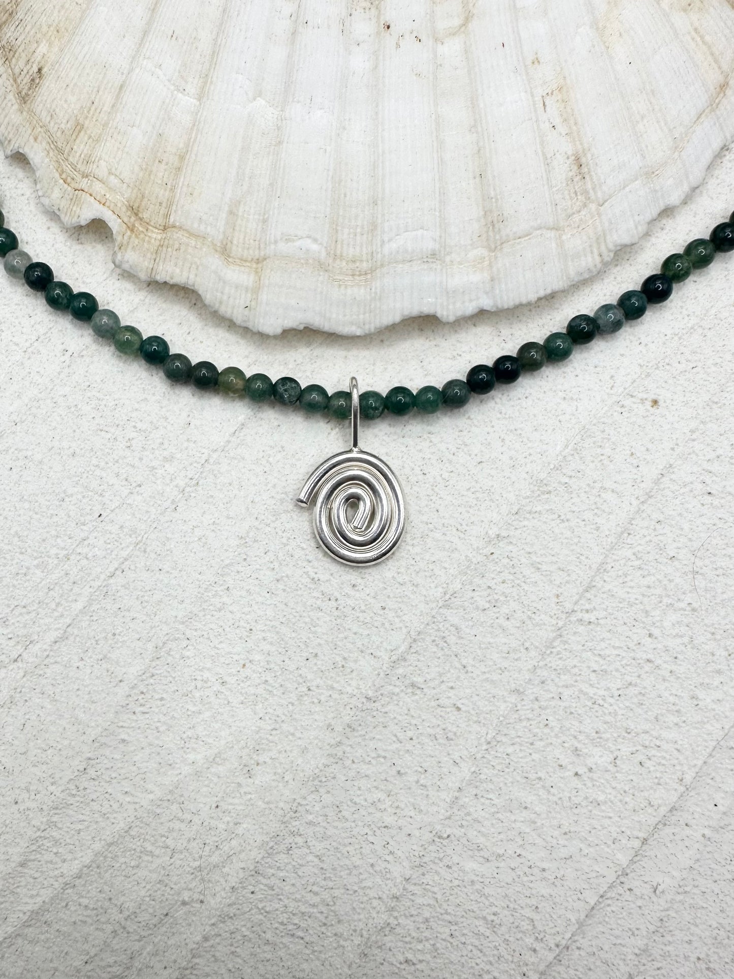 Moss Agate Necklace