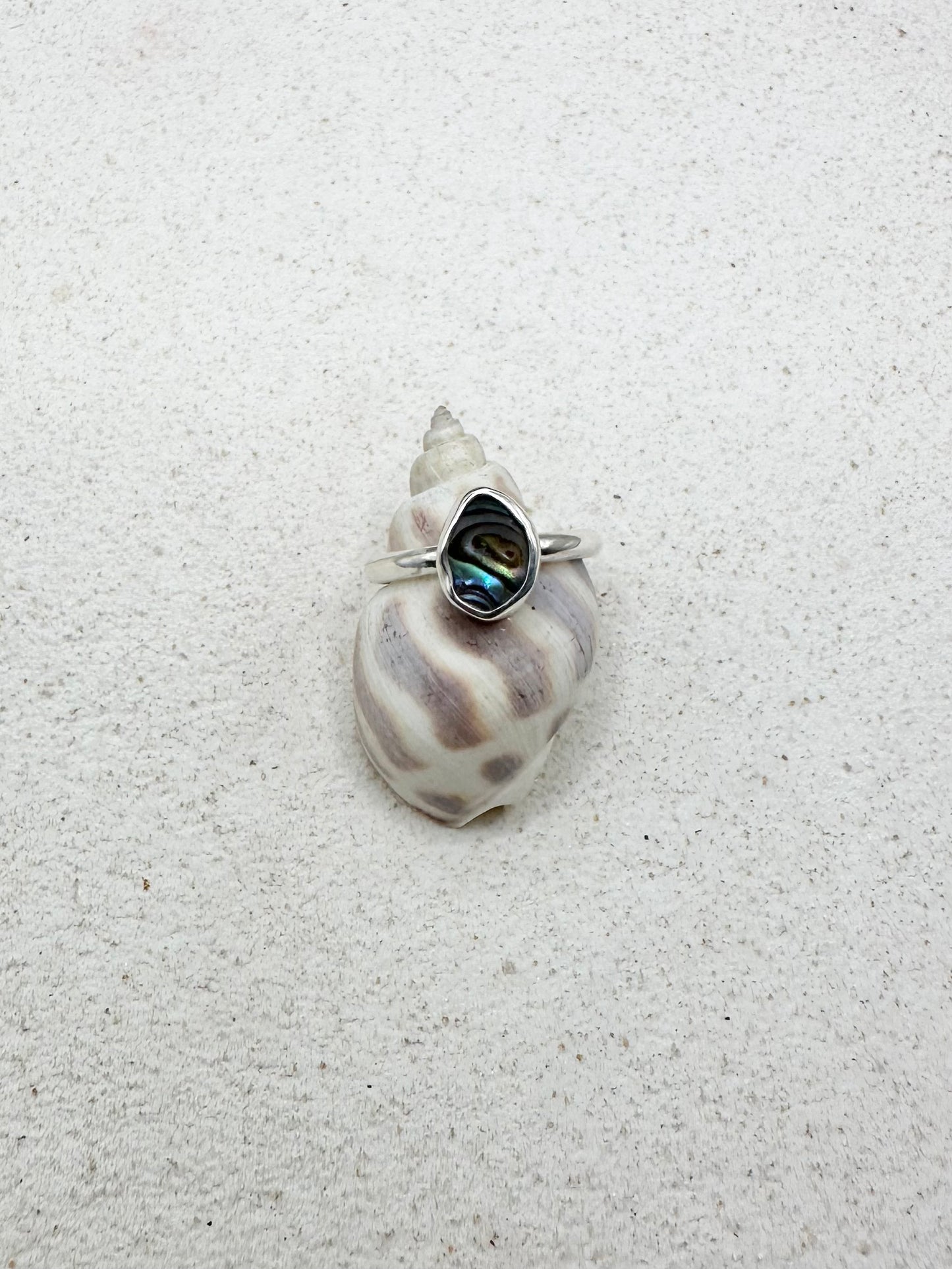 Abalone Ring Silver