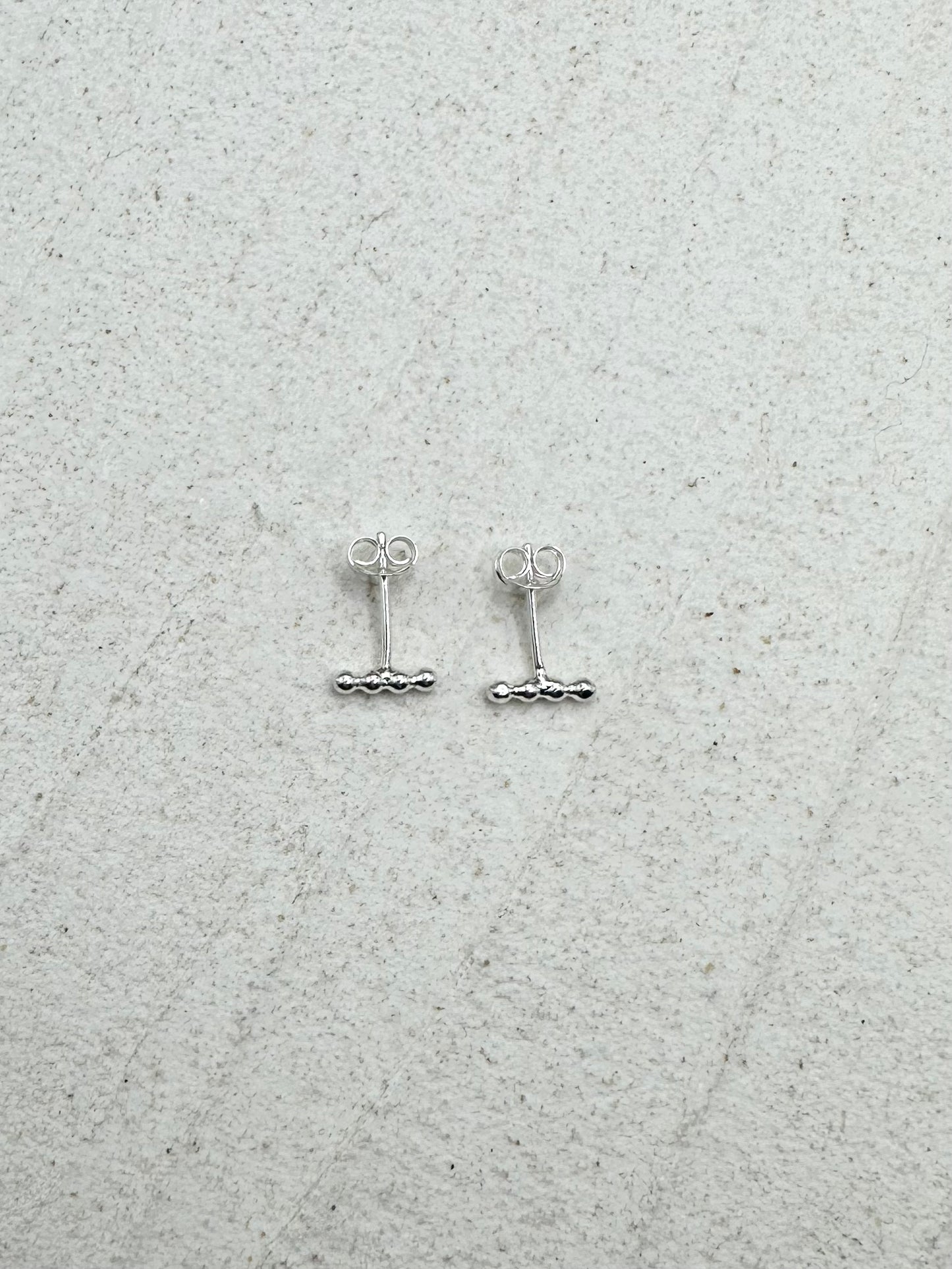 Silver Bead Studs