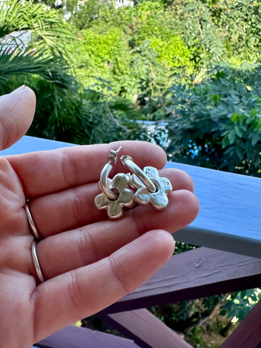 Chunky Flower Earrings
