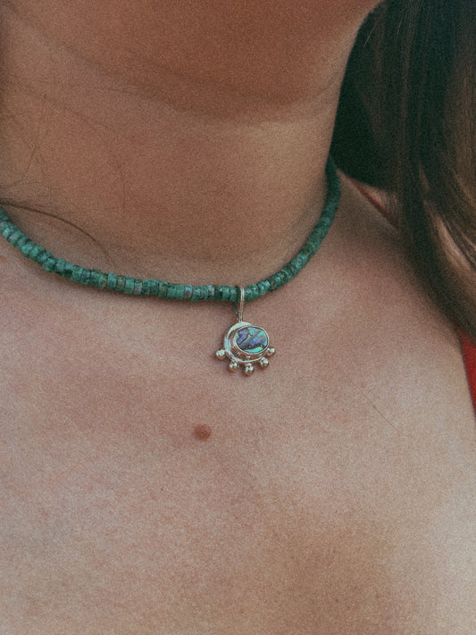 Abalone Sunseeker Pendant Silver