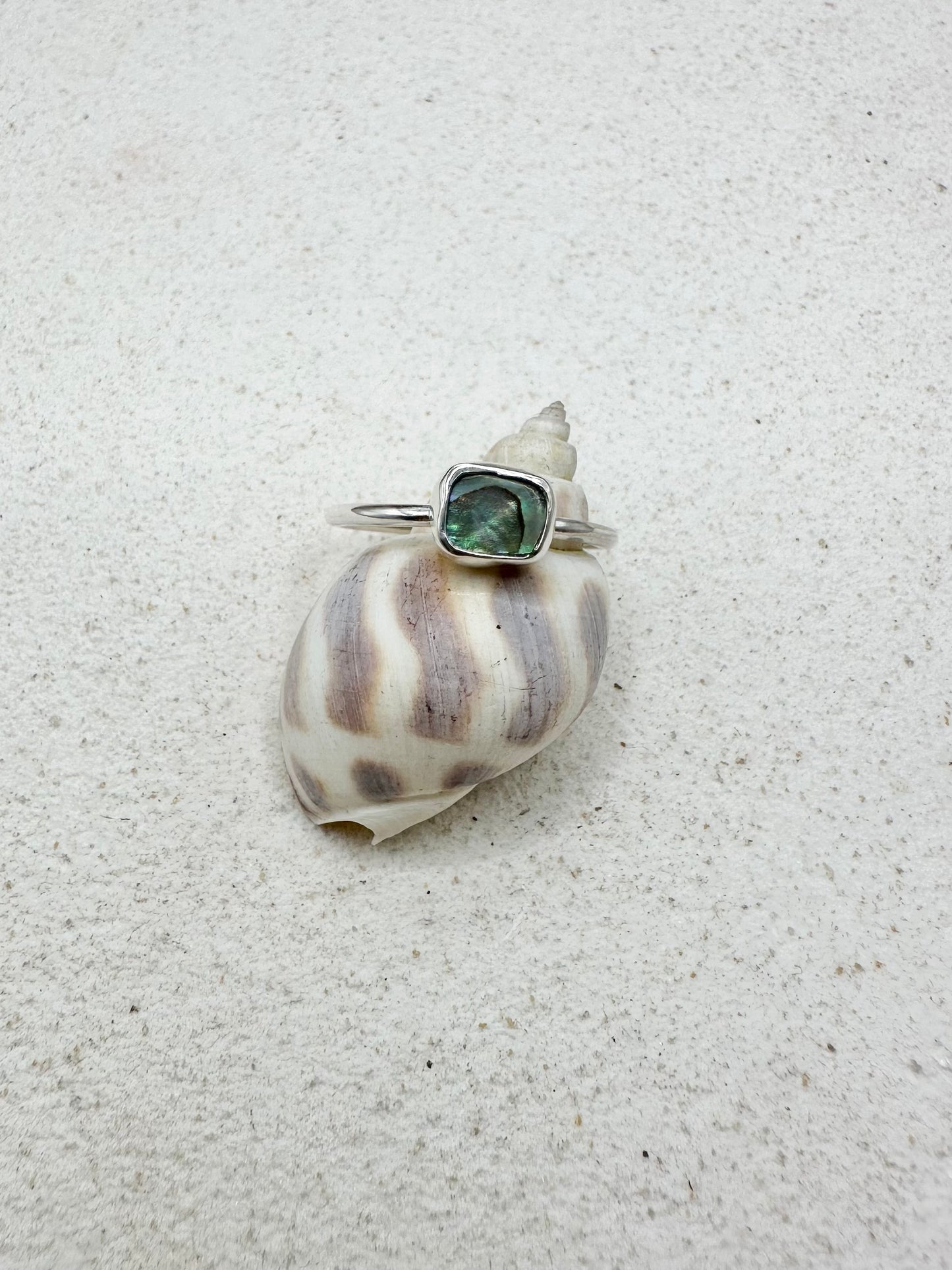 Abalone Ring Silver