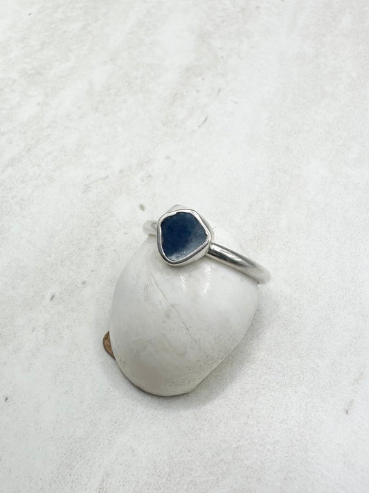 Mussel Shell Ring Silver - Q