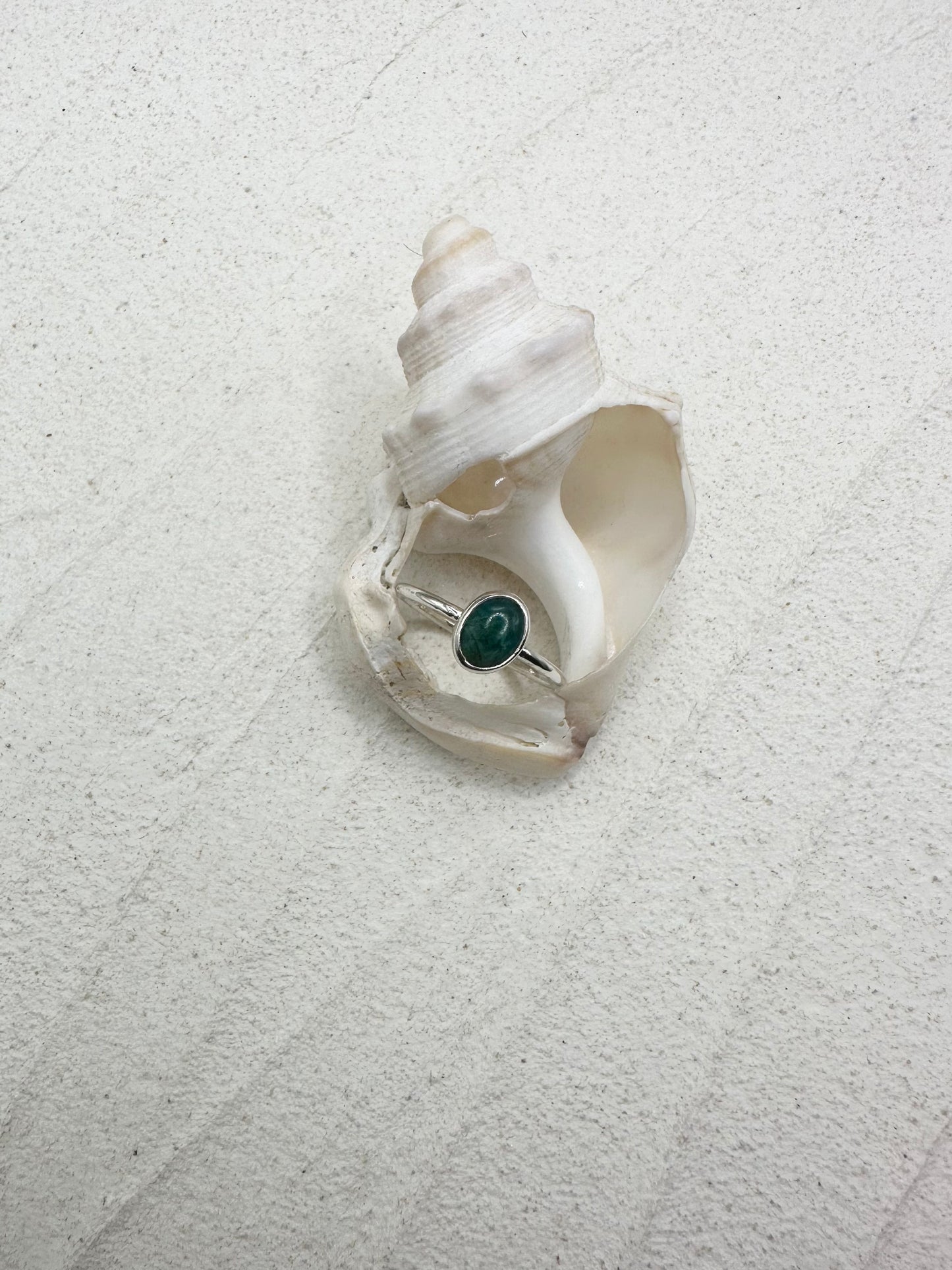 Silver Malachite Ring