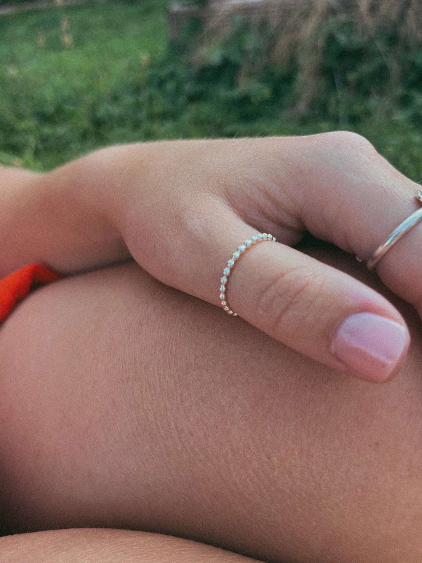 Beaded Stacking Ring