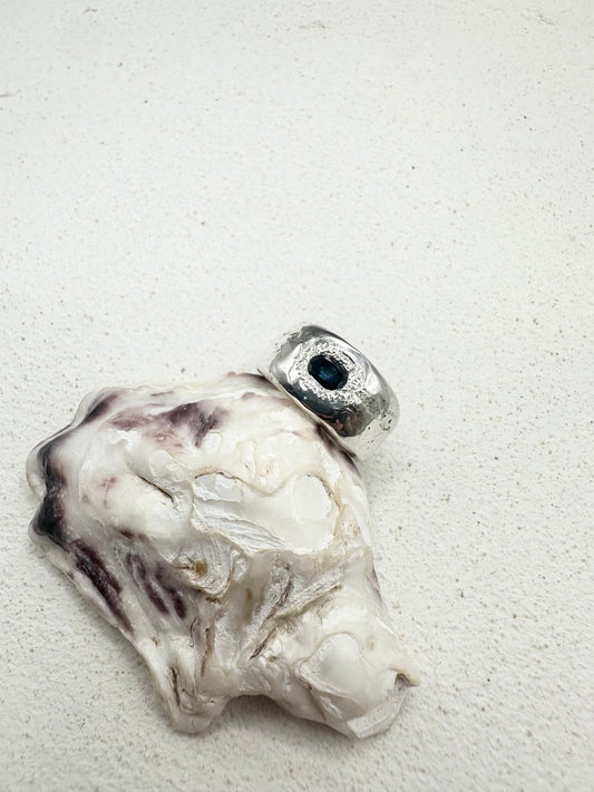 Chunky Sapphire Ring