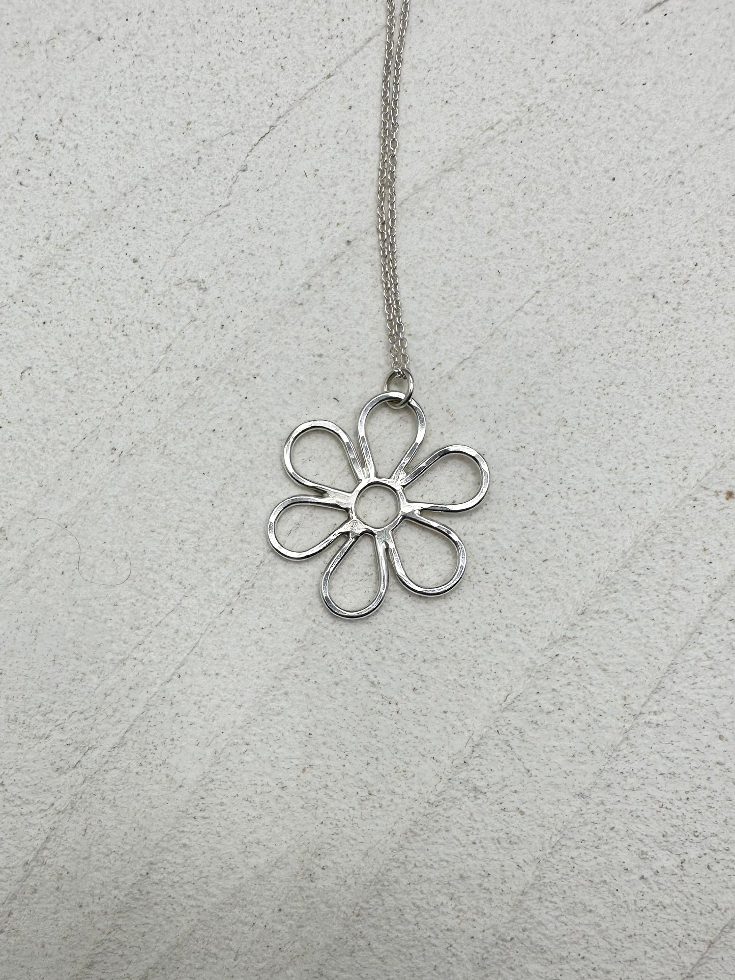 Sterling Silver Flower Power Pendant