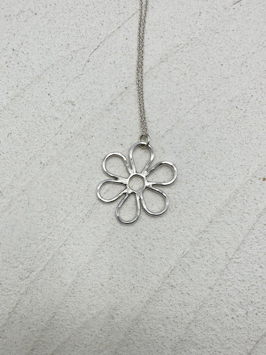 Sterling Silver Flower Power Pendant
