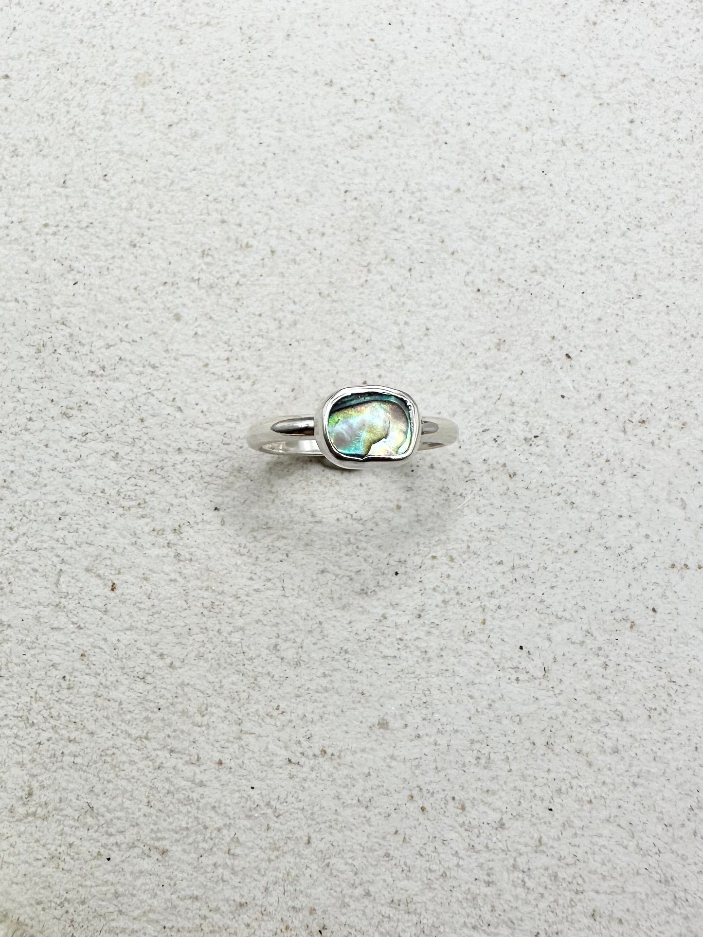 Abalone Ring Silver