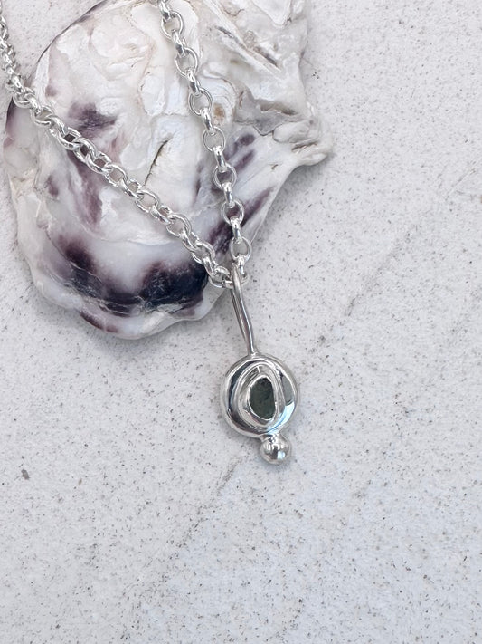 Green Sunseeker Pendant Silver