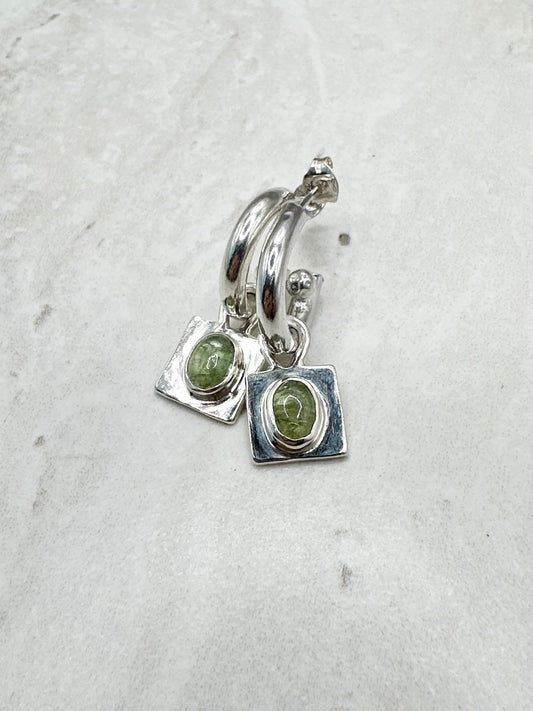 Tourmaline Charms Silver