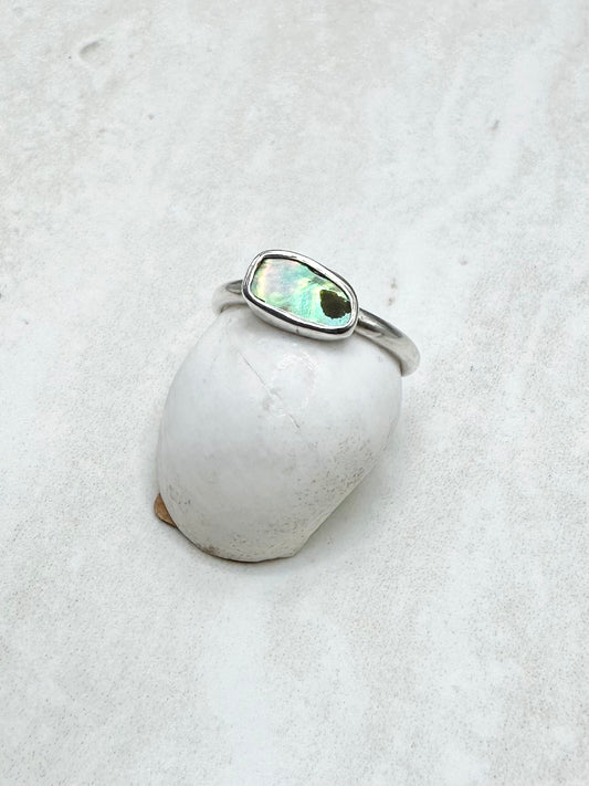 Abalone Ring Silver