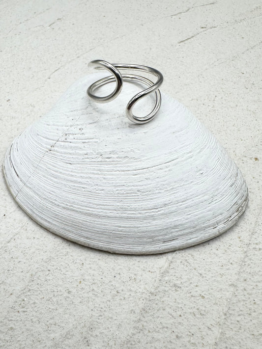 Sterling Silver Riptide Ring