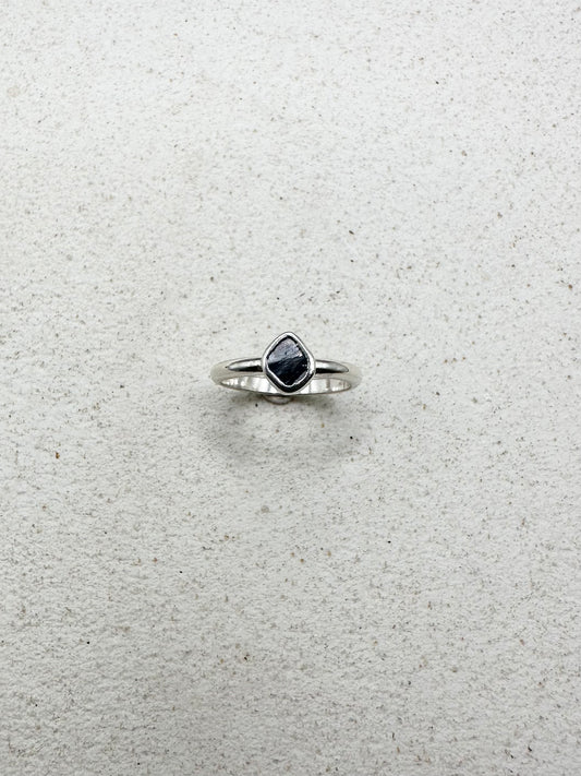Mussel Shell Ring Silver