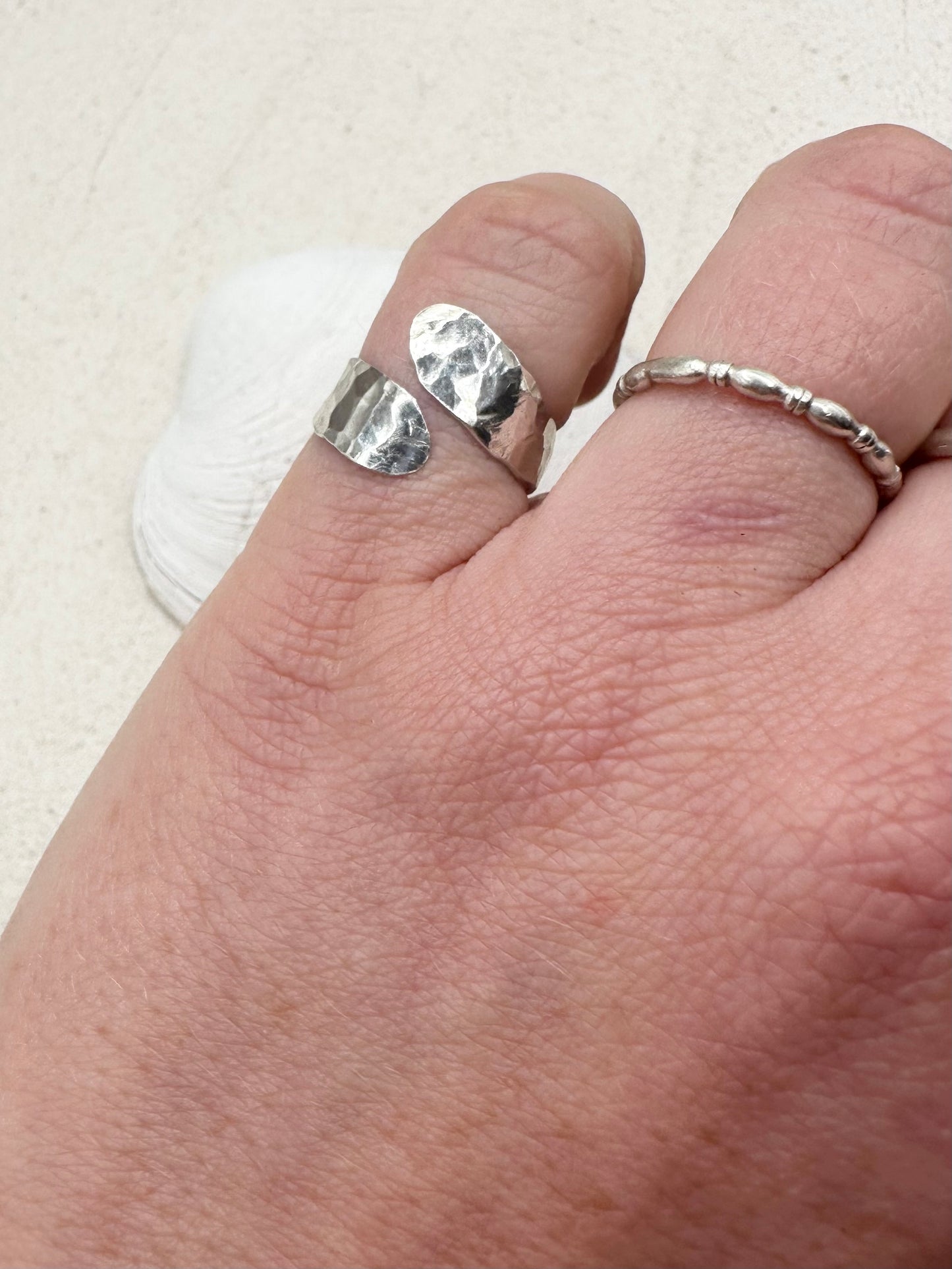 Pompeii Hammered Ring