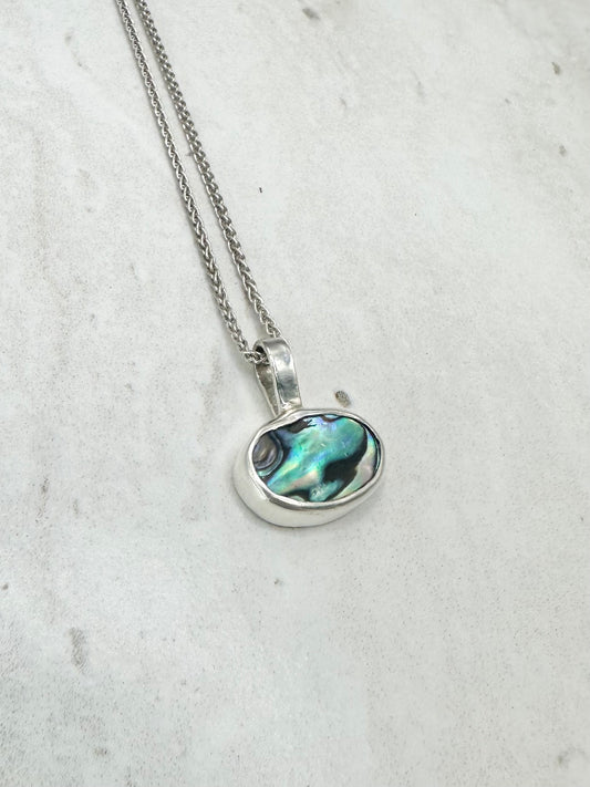Abalone Pendant Silver