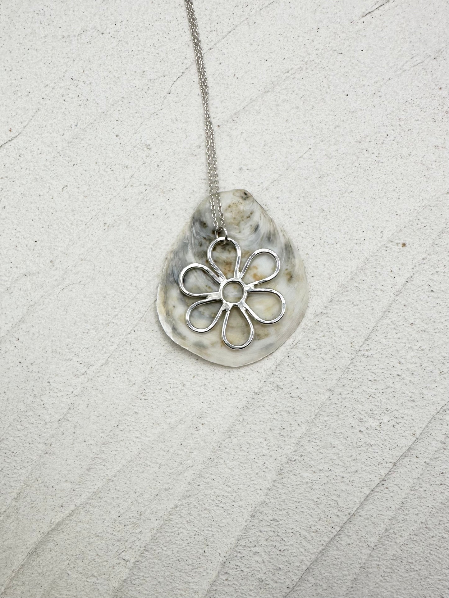 Sterling Silver Flower Power Pendant