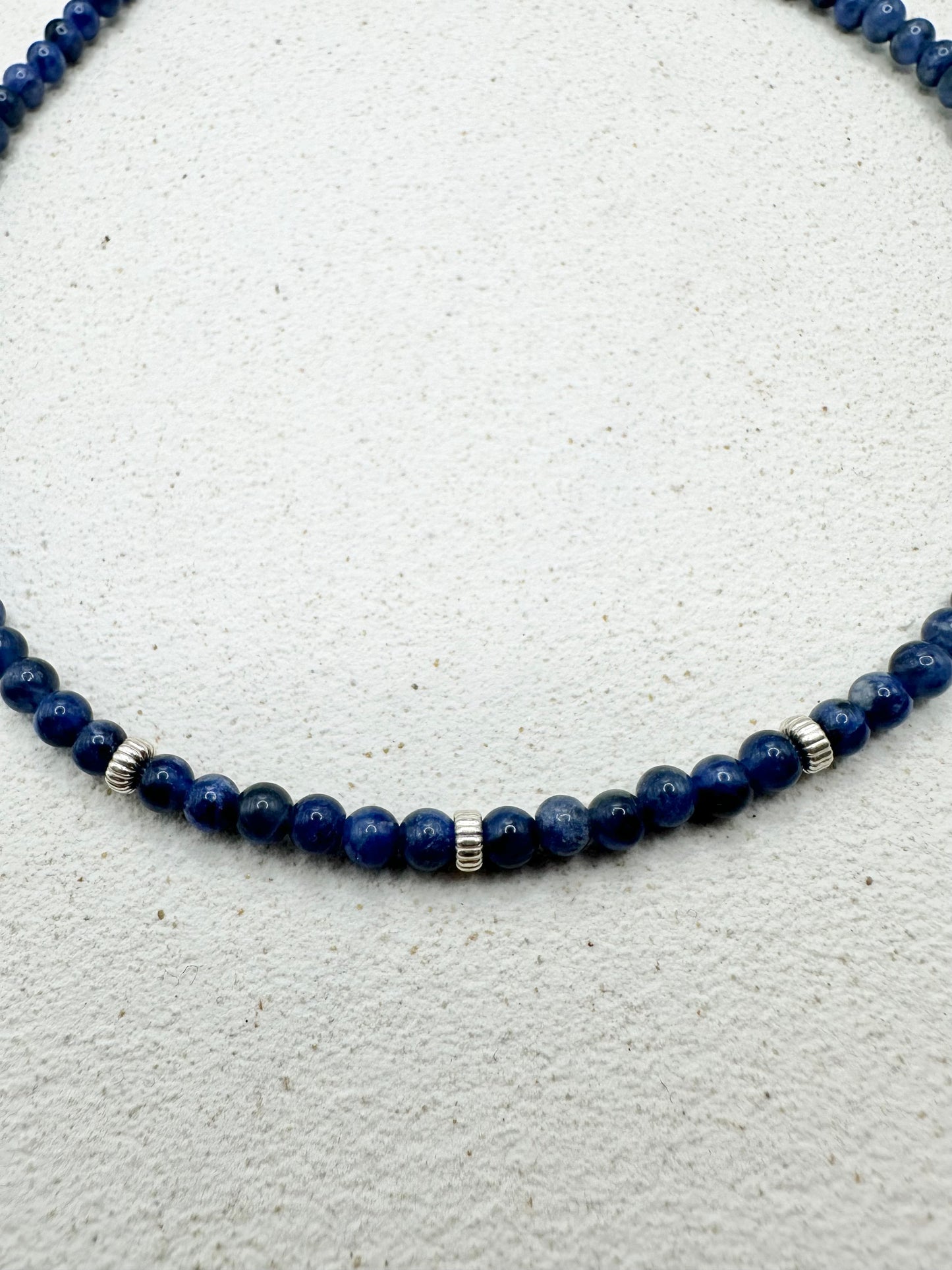 Sodalite & Silver Necklace