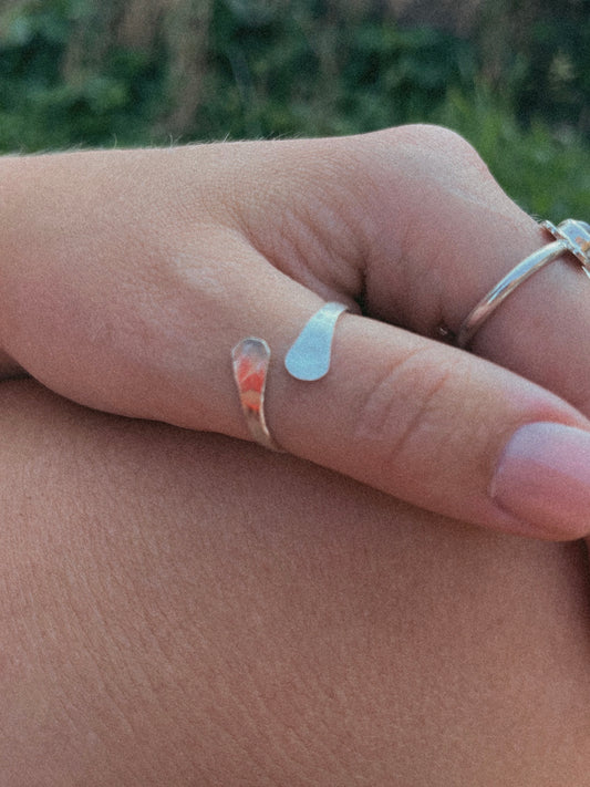 Silver Ocean Ring