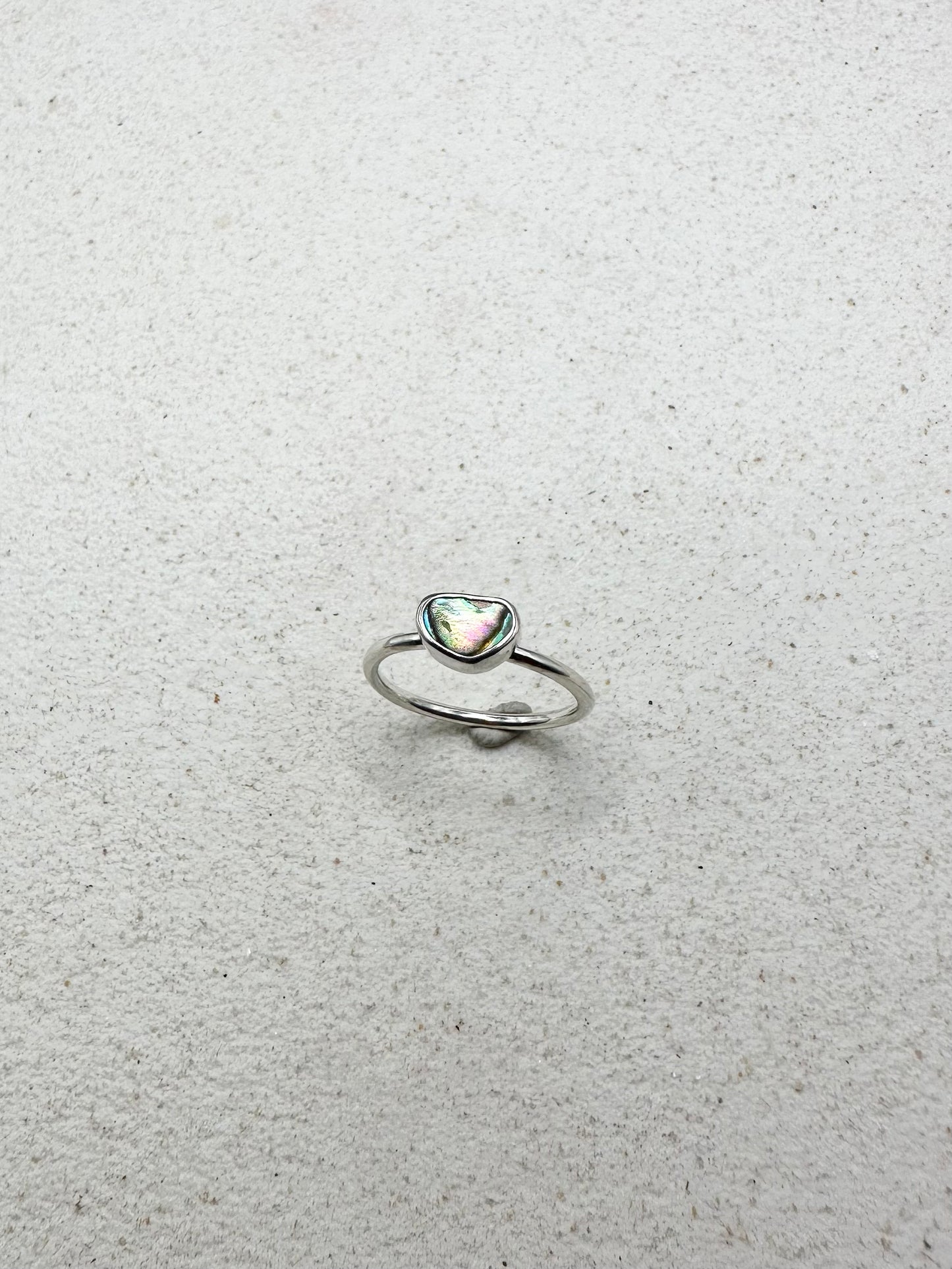 Abalone Ring Silver