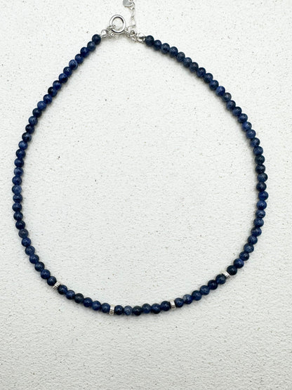Sodalite & Silver Necklace