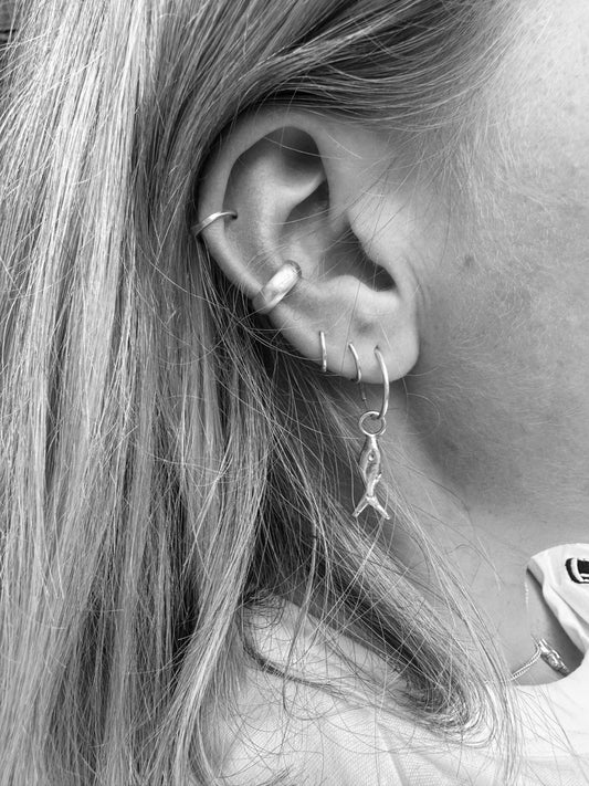 Silver Ear Cuff