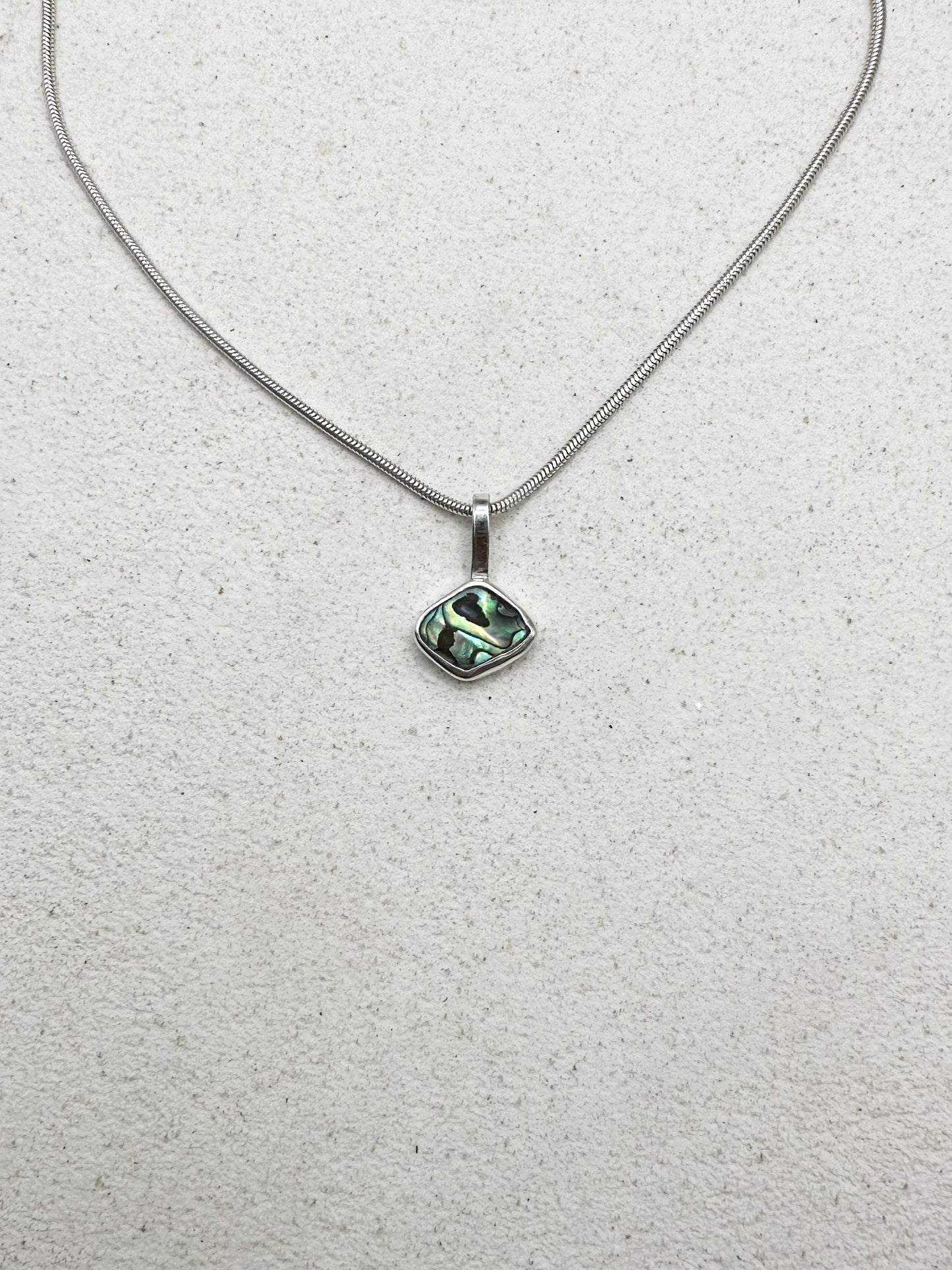 Abalone Pendant Silver