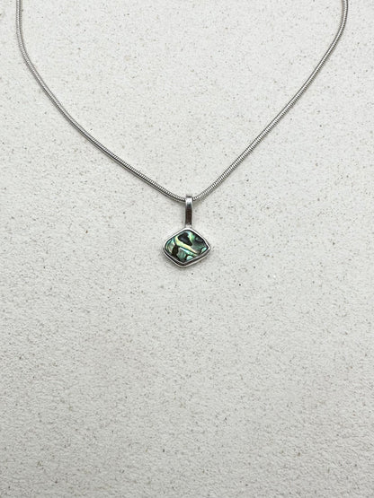 Abalone Pendant Silver