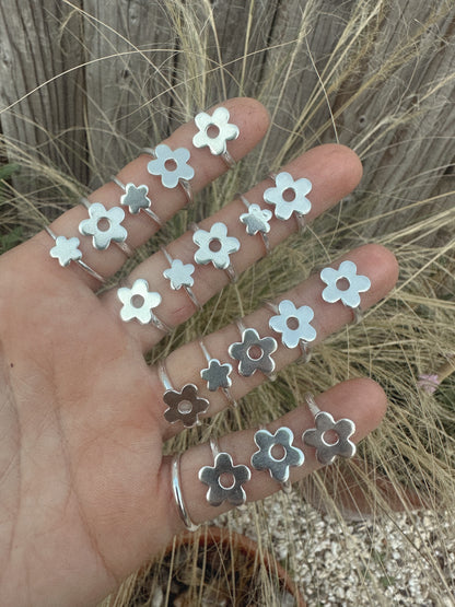 Flower Ring Silver