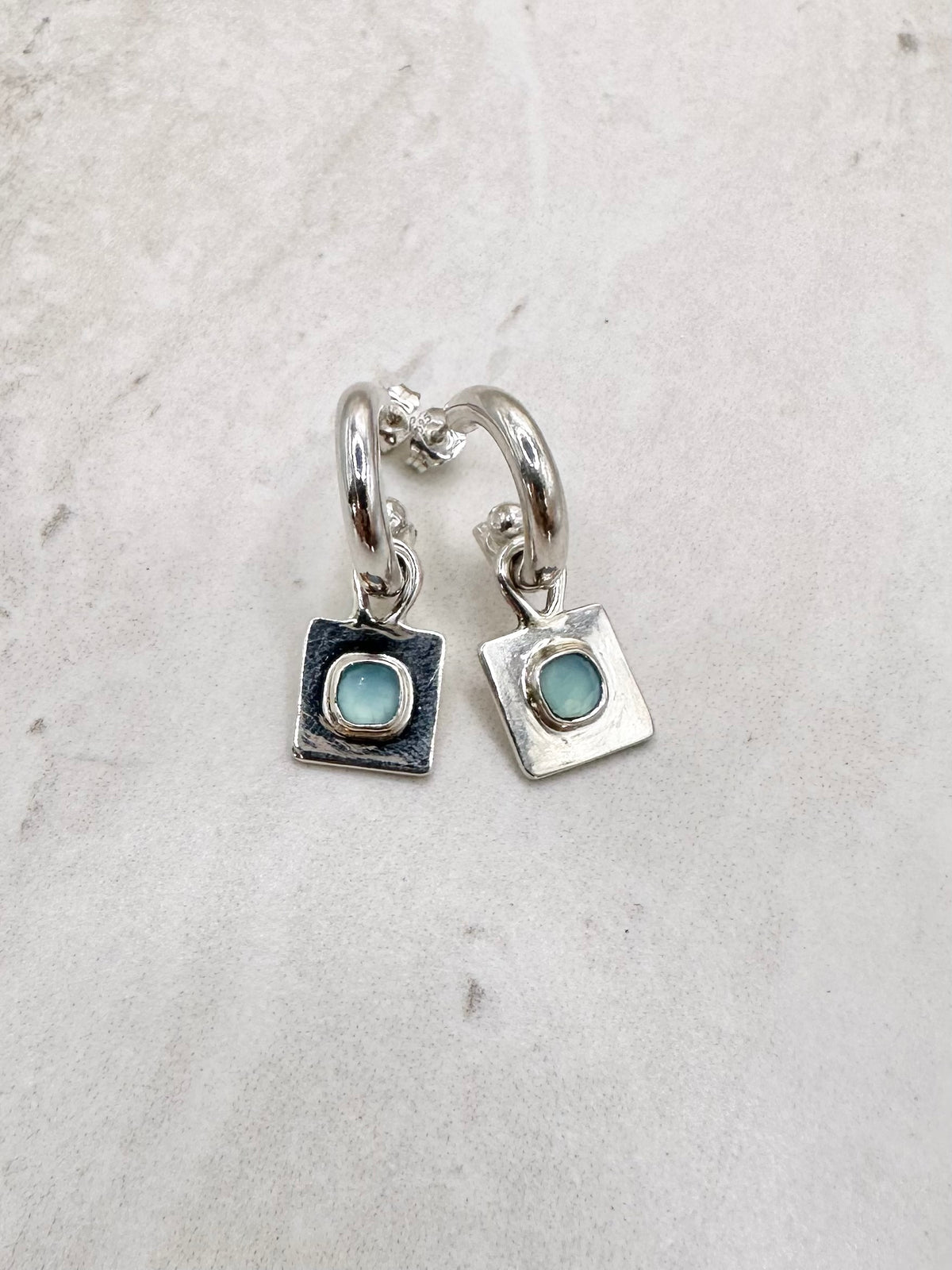 Chalcedony Charms Silver