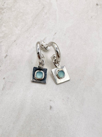 Chalcedony Charms Silver