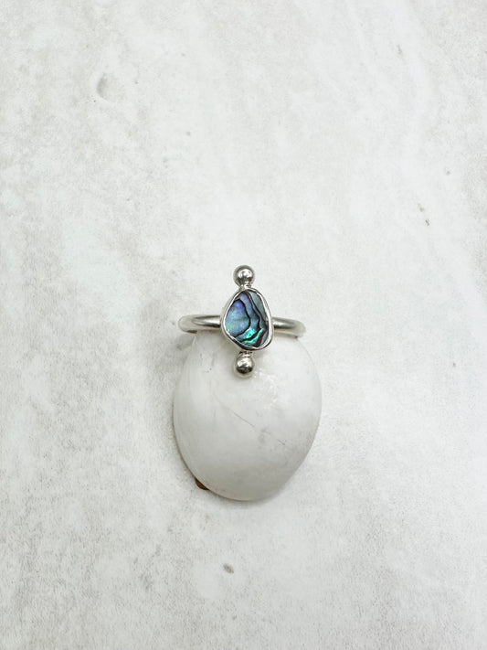 Abalone Ring Silver