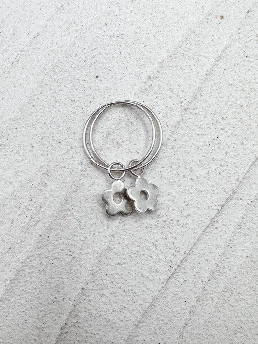 Little Flower Charms Silver