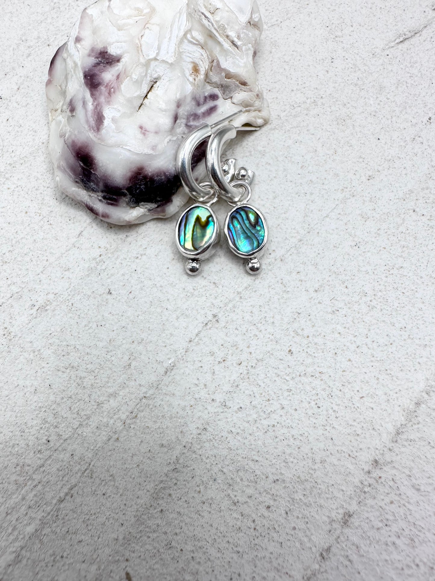 Abalone Charms Silver