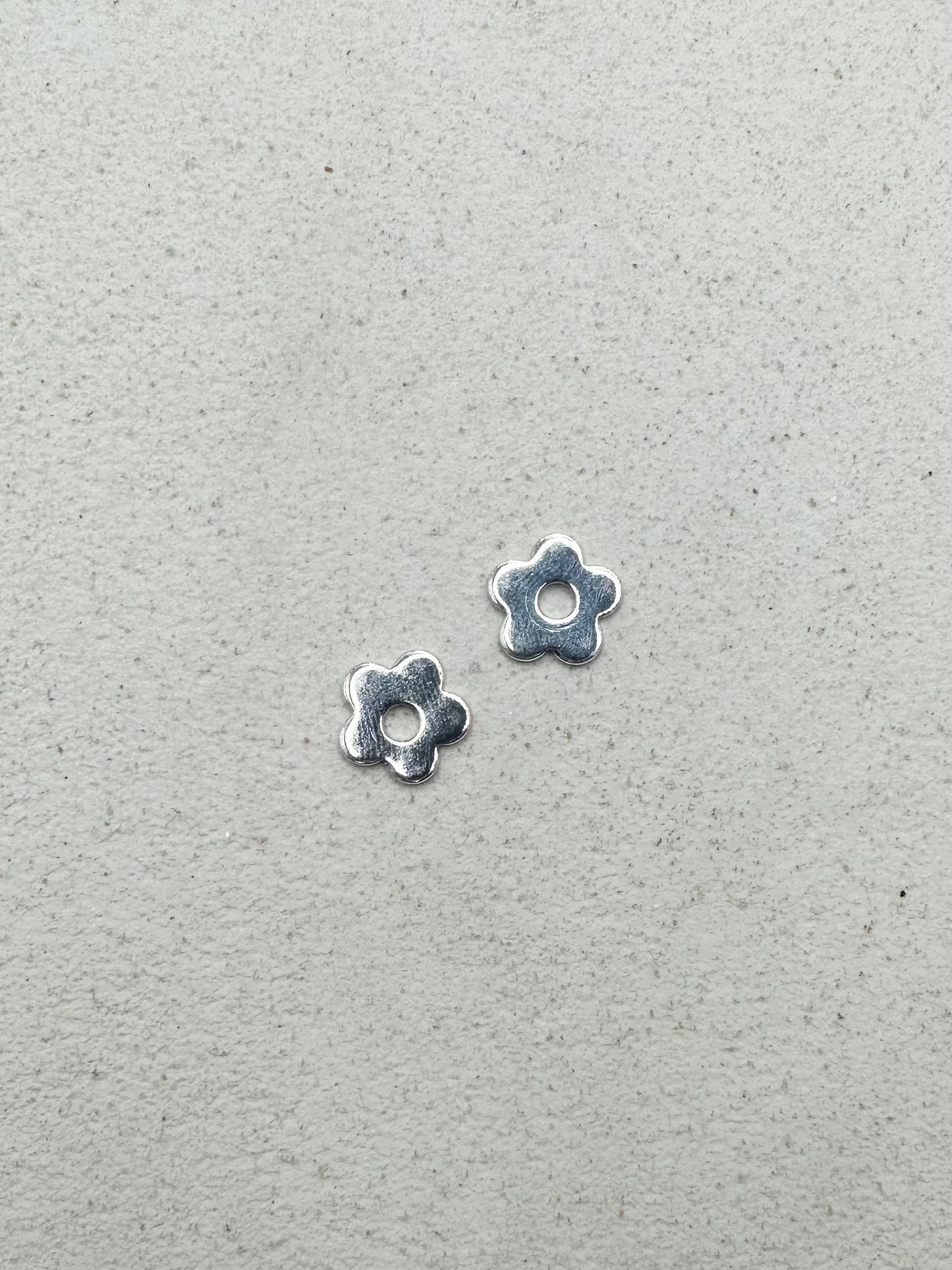Little Flower Charms on Gold