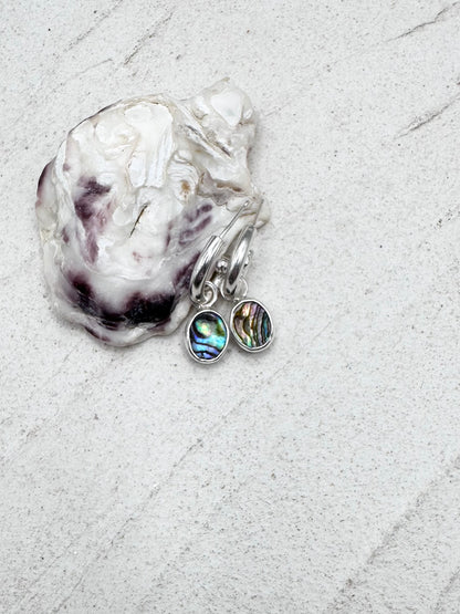 Abalone Charms Silver