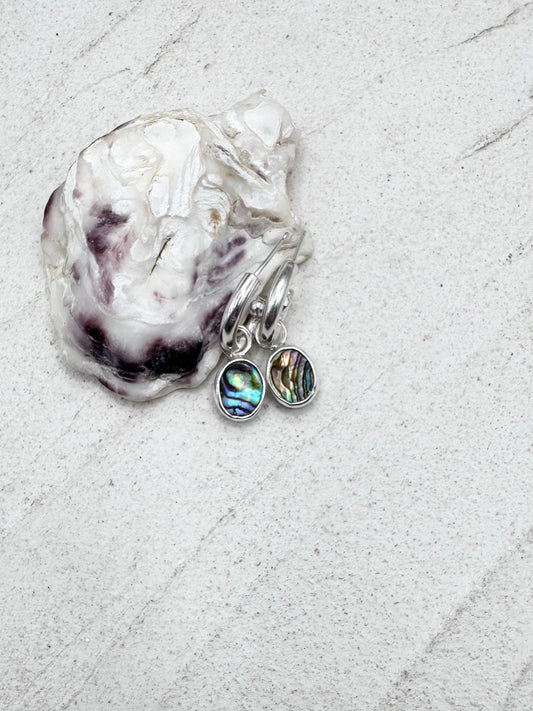 Abalone Charms Silver