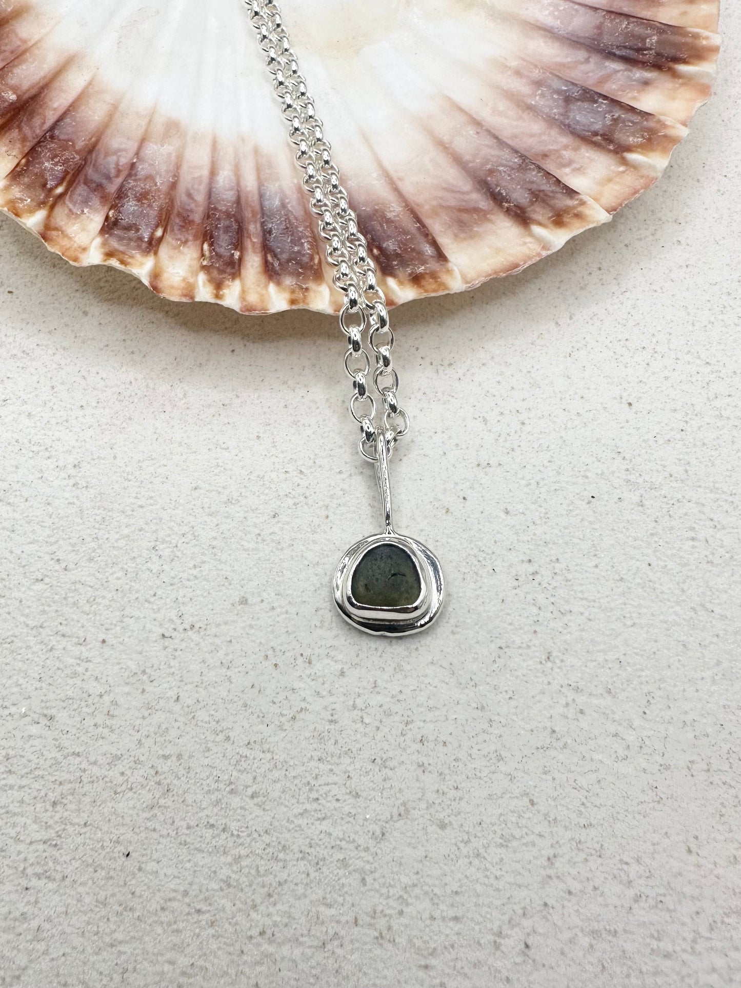 Green Sunseeker Pendant Silver