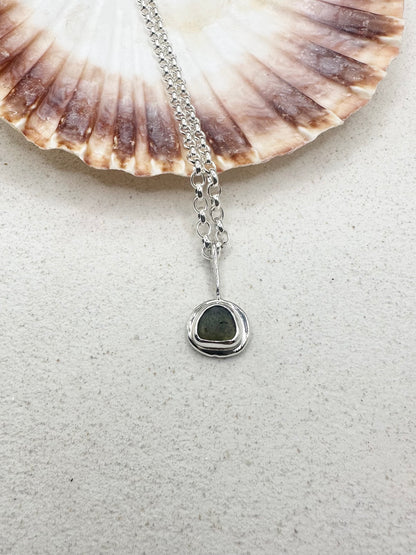 Green Sunseeker Pendant Silver