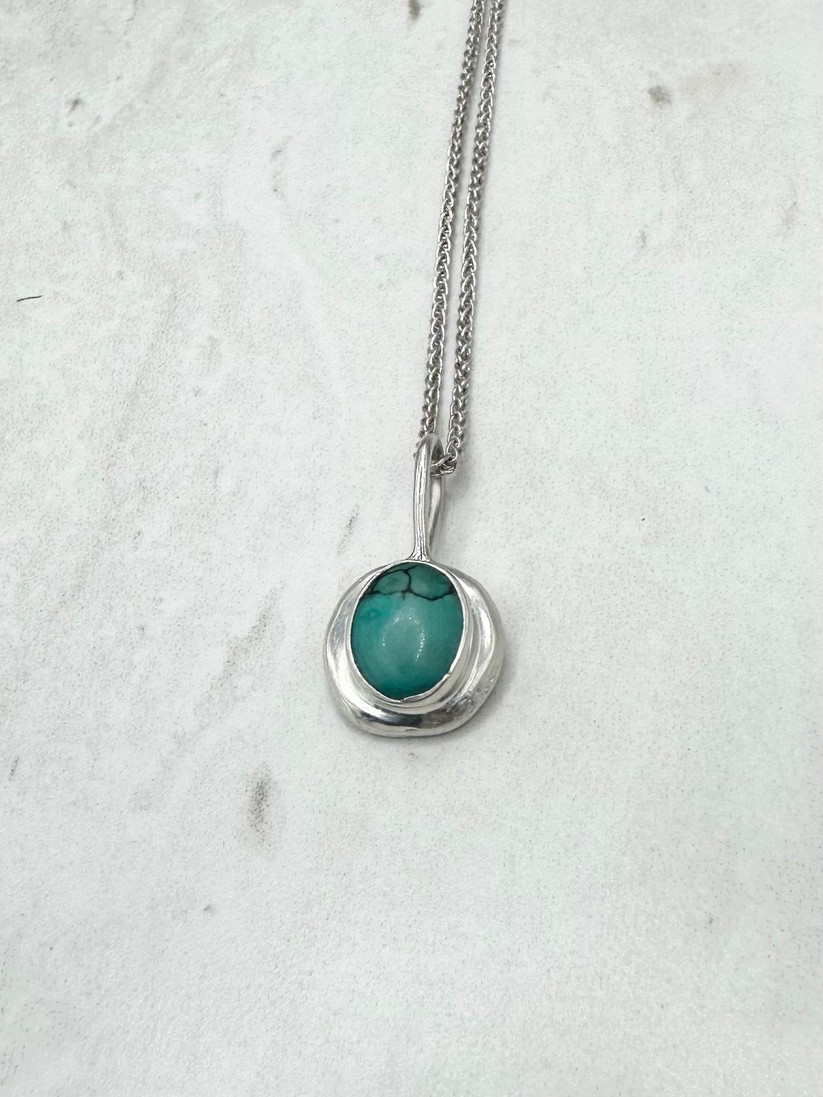 Turquoise Sunseeker Pendant Silver