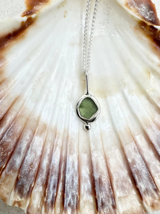 Green Sunseeker Pendant Silver