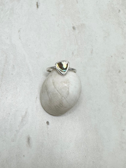 Abalone Ring Silver - G
