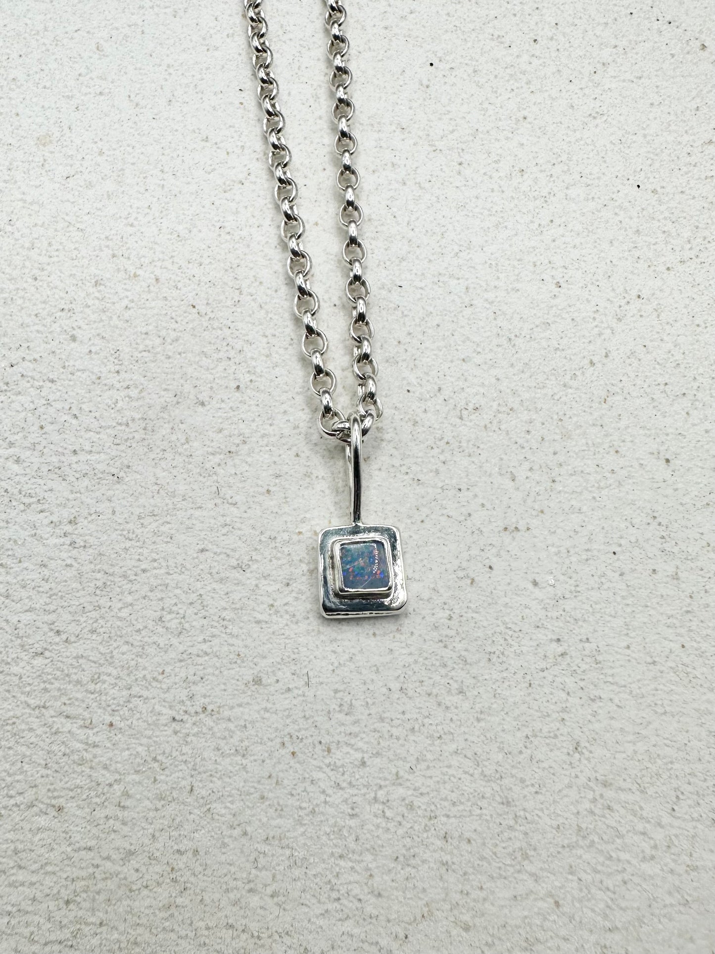 Mini Opal Maris Pendant Silver