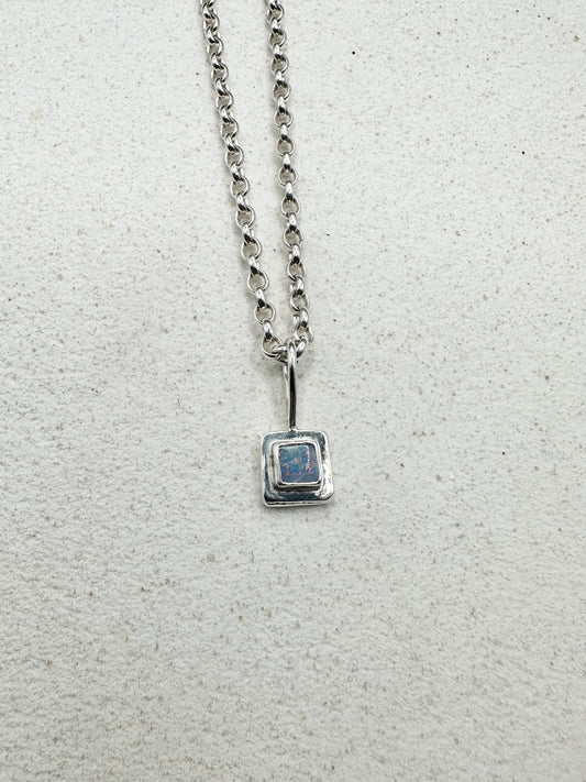 Mini Opal Maris Pendant Silver