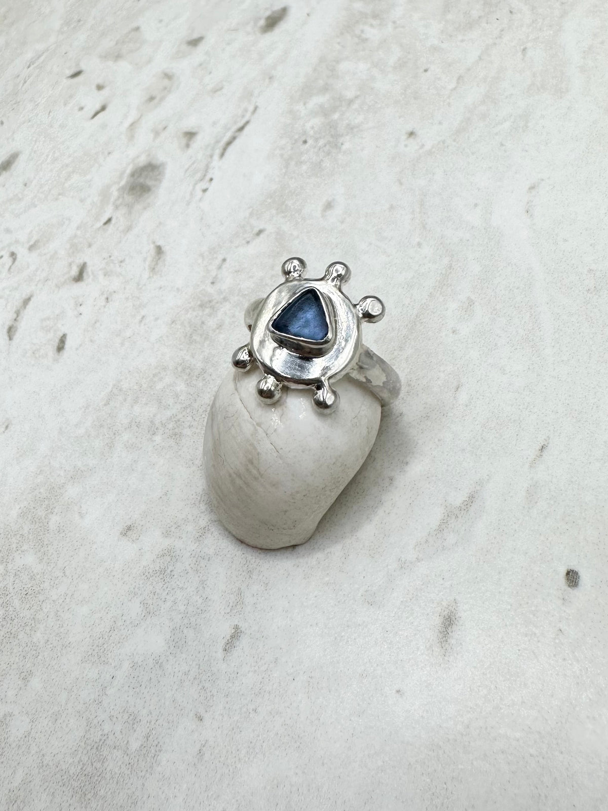 Blue Sunseeker Ring Silver - R