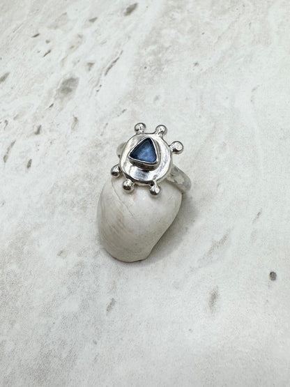 Blue Sunseeker Ring Silver - R