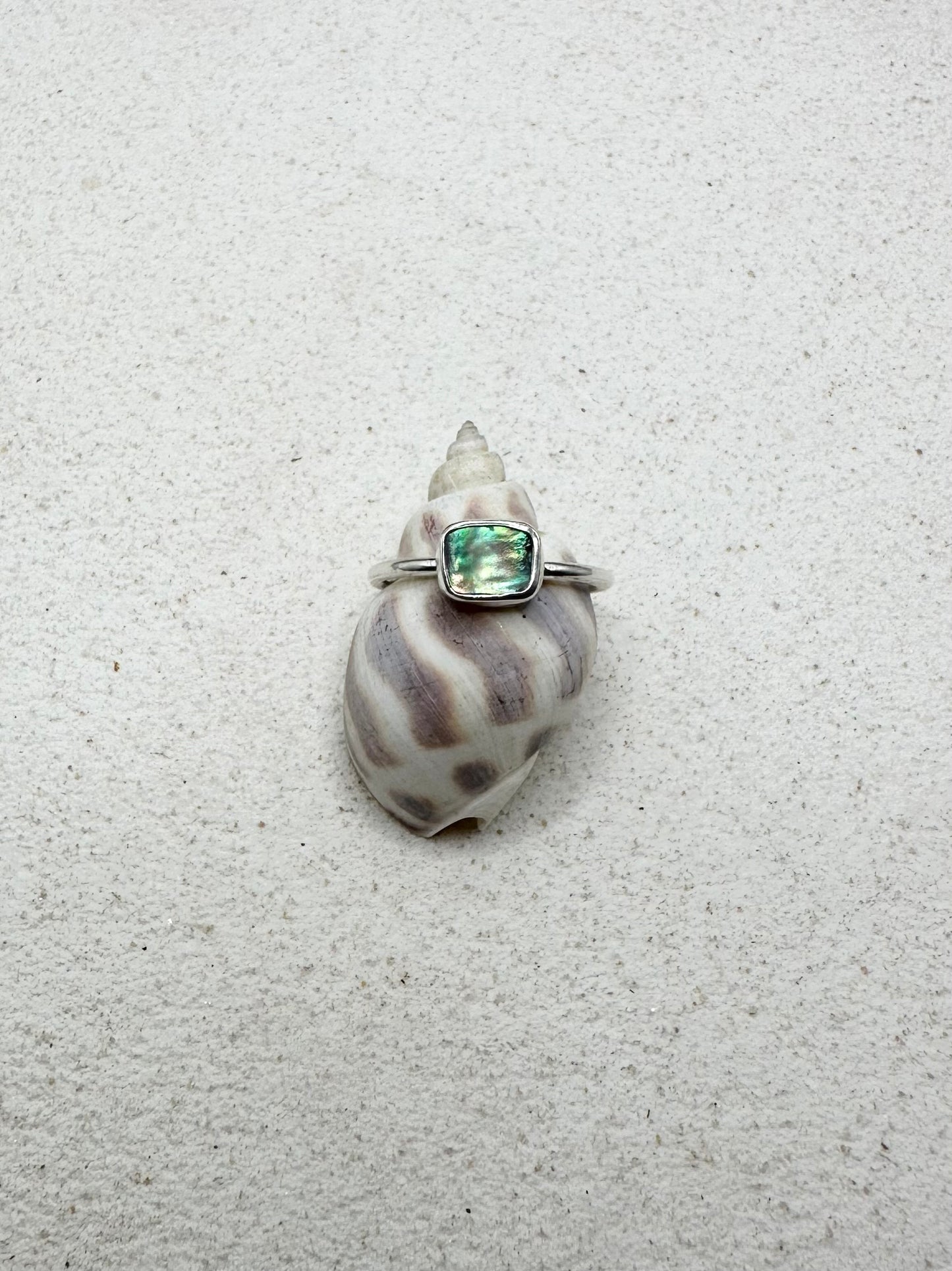 Abalone Ring Silver
