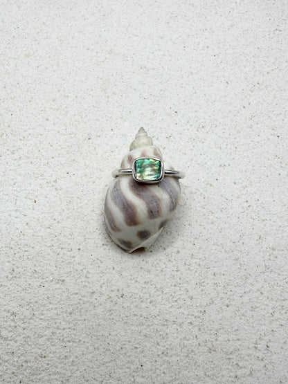 Abalone Ring Silver