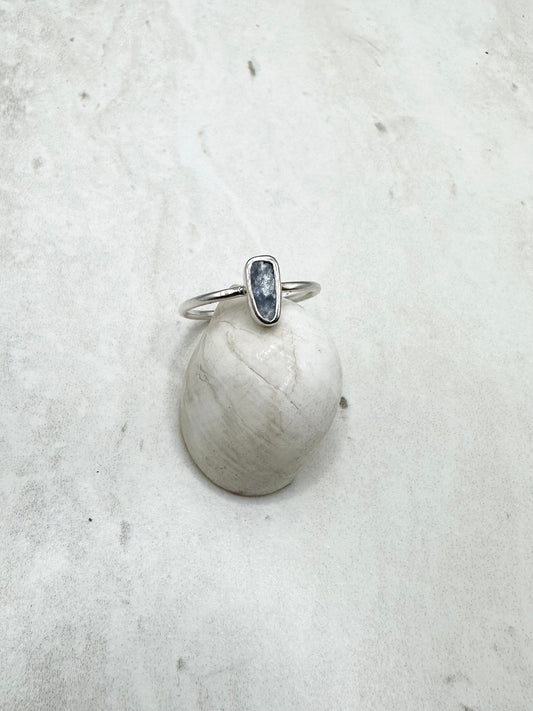 Mussel Shell Ring Silver - Q